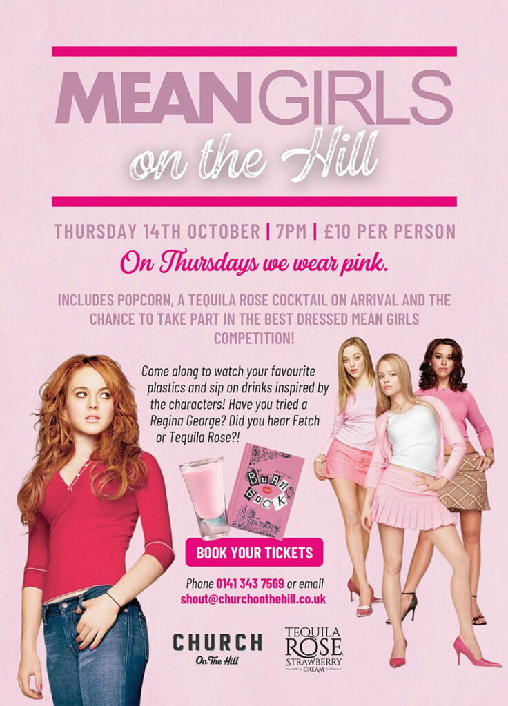 Church on the Hill Mean Girls Night Book Here